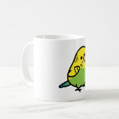 Chubby Green Budgie - Frauen Kaffeetasse (Vorderseite Links)