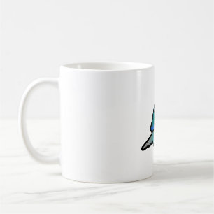 Chubby Green Cheek Conure Türkis Kaffeetasse