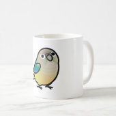 Chubby Green Cheek Türkis Ananas Conure Kaffeetasse (VorderseiteRechts)