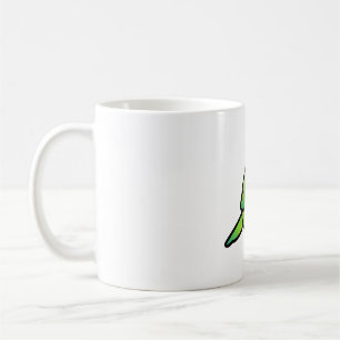 Chubby Green Indian Ringneck Kaffeetasse