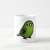 Chubby Green Lineolated Barred Parakeet Kaffeetasse (Mittel)
