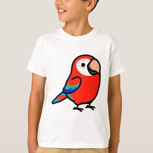 Chubby Green-Winged Macaw T-Shirt (Vorderseite)