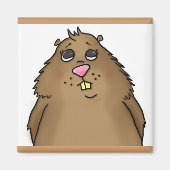 Chubby Hamster Magnet (Vorne)