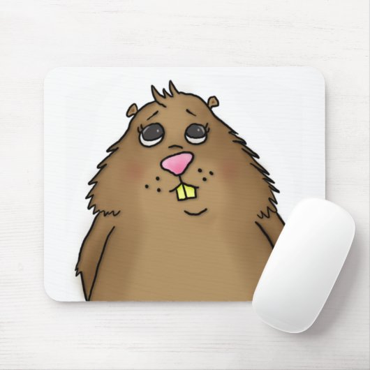 Chubby Hamster Mousepad (Mit Mouse)