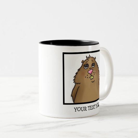 Chubby Hamster Tasse (VorderseiteRechts)