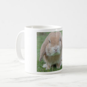 Chubby Häschen-klassische weiße Tasse