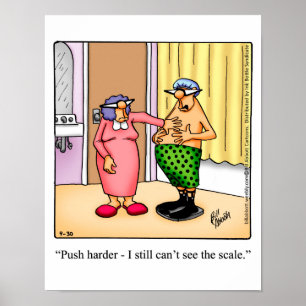 Chubby Hubby Spaß Poster