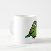 Chubby Illiger Macaw Kaffeetasse (Vorderseite Links)