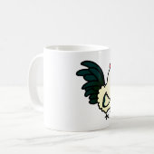 Chubby Japanese Bantam Rooster Kaffeetasse (Vorderseite Links)