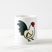 Chubby Japanese Bantam Rooster Kaffeetasse (Mittel)