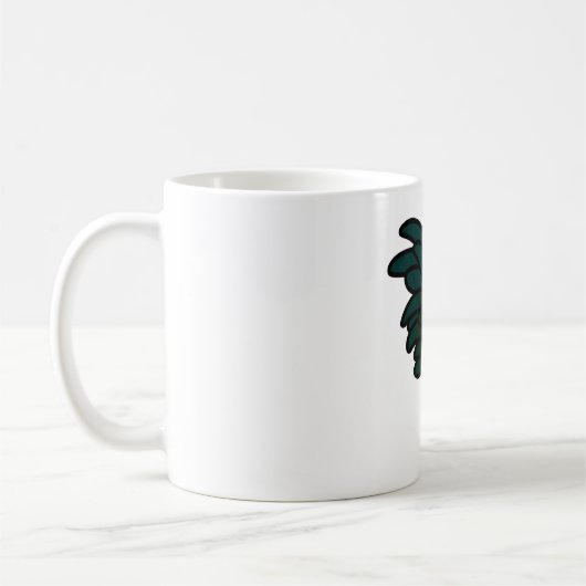 Chubby Japanese Bantam Rooster Kaffeetasse (Links)