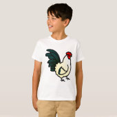 Chubby Japanese Bantam Rooster T-Shirt (Vorne ganz)