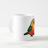 Chubby Jenday Conure Kaffeetasse (Vorderseite Links)