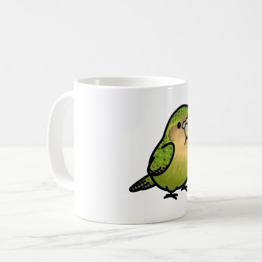 Chubby Kakapo Kaffeetasse (Vorderseite Links)