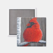 Chubby Kardinal - Magnet (Vorderseite/Rückseite)