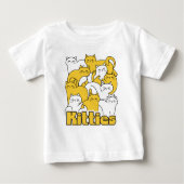 Chubby Kätzchen Design - Adorable Car Art Baby T-shirt (Vorderseite)