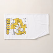 Chubby Kätzchen Design - Adorable Car Art Badhandtuch Set (Handtuch)