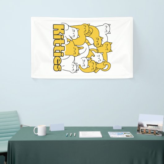 Chubby Kätzchen Design - Adorable Car Art Banner (Messeveranstaltung)