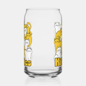 Chubby Kätzchen Design - Adorable Car Art Dosenglas (Links)