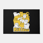 Chubby Kätzchen Design - Adorable Car Art Fußmatte (Vorderseite)