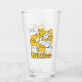 Chubby Kätzchen Design - Adorable Car Art Glas (Rückseite)