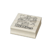 Chubby Kätzchen Design - Adorable Car Art Gummistempel (Stempel)