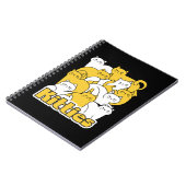 Chubby Kätzchen Design - Adorable Car Art Notizblock (Linke Seite)