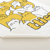 Chubby Kätzchen Design - Adorable Car Art Sherpadecke (3/4)