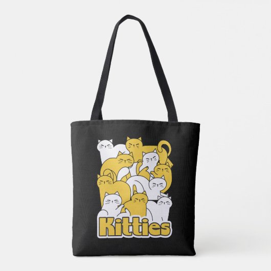 Chubby Kätzchen Design - Adorable Car Art Tasche (Rückseite)