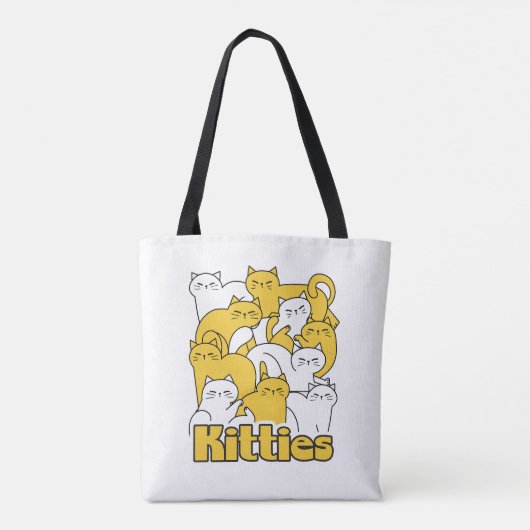 Chubby Kätzchen Design - Adorable Car Art Tasche (Rückseite)