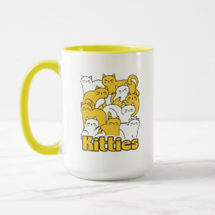 Chubby Kätzchen Design - Adorable Car Art Tasse