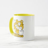 Chubby Kätzchen Design - Adorable Car Art Tasse (Vorderseite Links)