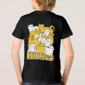 Chubby Kätzchen Design - Adorable Car Art Tri-Blend Shirt (Rückseite)