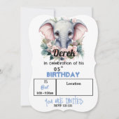 Chubby-Kind Einladung (Vorderseite)