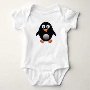 Chubby kleines Penguin-Baby-T-Shirt Baby Strampler