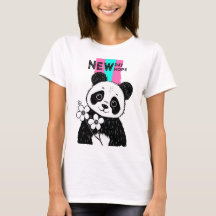 Chubby Little Panda Liebe Blume