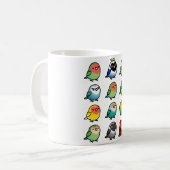 Chubby Lovebirds Kaffeetasse (Vorderseite Links)