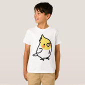 Chubby Lutino Cockatiel T-Shirt (Vorne ganz)