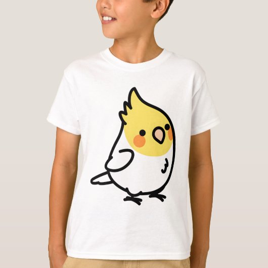 Chubby Lutino Cockatiel T-Shirt (Vorderseite)