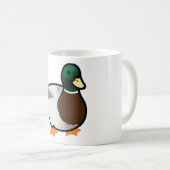 Chubby Mallard Duck Kaffeetasse (VorderseiteRechts)