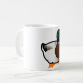 Chubby Mallard Duck Kaffeetasse (Vorderseite Links)
