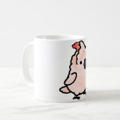 Chubby Moluccan Cockatoo Kaffeetasse (Vorderseite Links)
