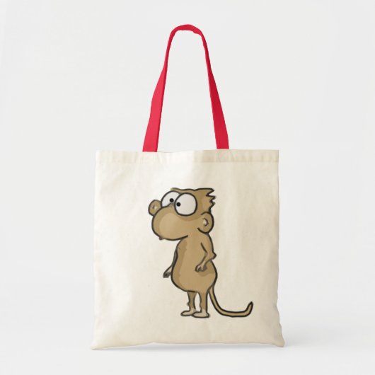 Chubby Monkey Tote Bag Tragetasche (Vorne)