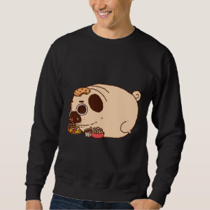 Chubby Mops isst klassischen T - Shirt 886