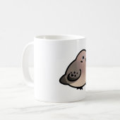 Chubby Mourning Dove Kaffeetasse (Vorderseite Links)