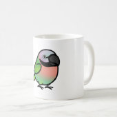 Chubby Mustached Parakeet - Frauen Kaffeetasse (VorderseiteRechts)