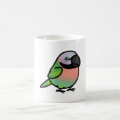 Chubby Mustached Parakeet - Frauen Kaffeetasse (Mittel)