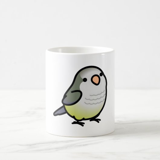 Chubby Olive Quaker Parrot Kaffeetasse (Mittel)