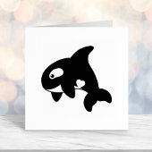 Chubby Orca Whale Permastempel