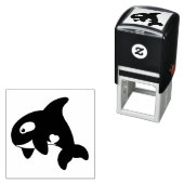 Chubby Orca Whale Permastempel (Beispiel)